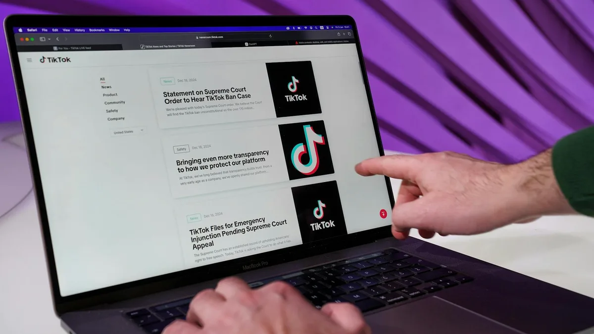 TikTok Ads Manager targeting interface showing interest and behavior selection options for a Vietnam ecommerce campaign